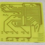 Etched PCB, top